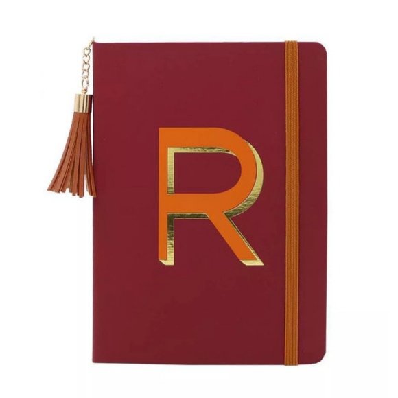 Opalhouse Office Opalhouse College Rule Letter Maroon Journal Monogram 92 Pages Gold Foil